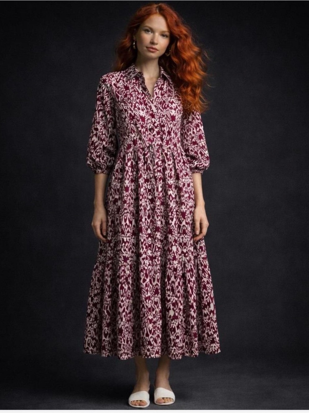 Anthropologie|Maeve|Bettina Dress|Ikat - Picture 5 of 7